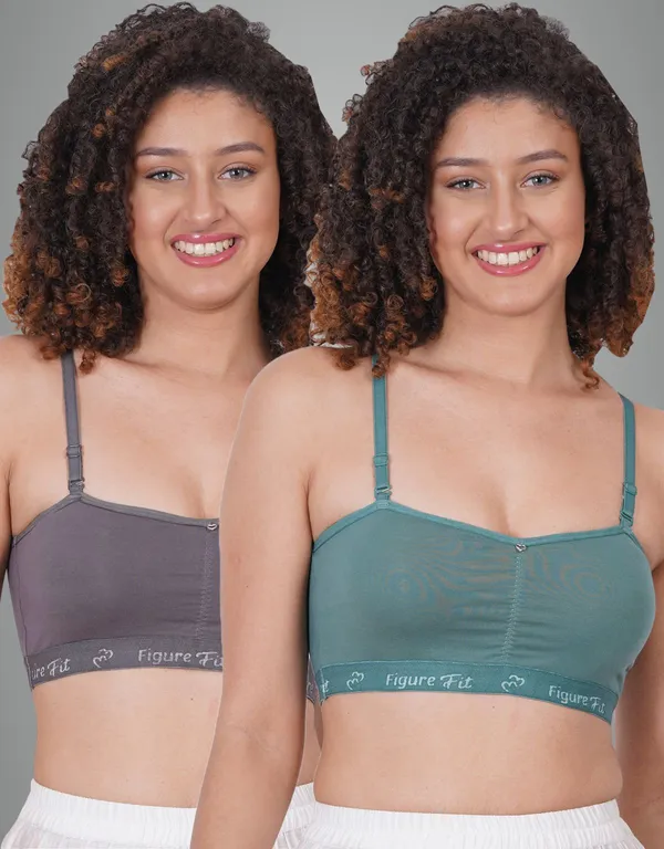 Sea_Green_And_Grey_Alexasportsmino_Sports_Lightly_Padded_Bra_For_Women_Pack_Of_2