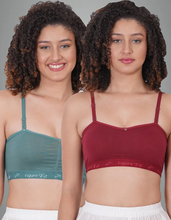 Maroon_And_Sea_Green_Alexasportsmino_Sports_Lightly_Padded_Bra_For_Women_Pack_Of_2
