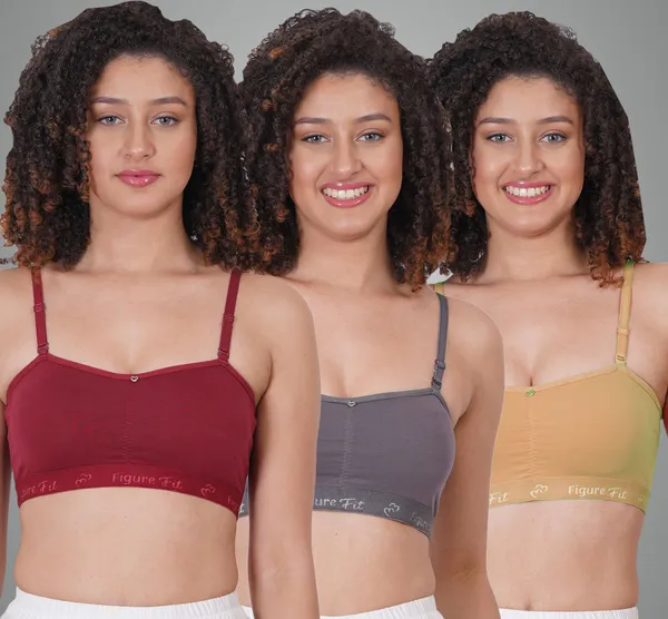 Maroon,_Grey_And_Neude_Alexa_Sports_Lightly_Padded_Bra_For_Women_Pack_Of_3