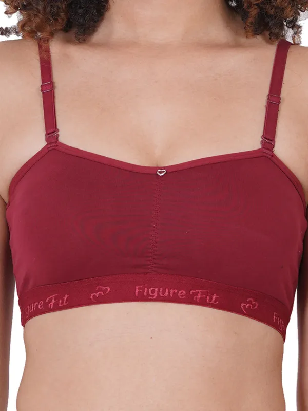 Rose,_Maroon_And_Neude_Alexa_Sports_Lightly_Padded_Bra_For_Women_Pack_Of_3