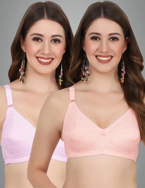 Orange_And_Pink_Alishabramino_Minimizer_Non_Padded_Bra_For_Women_Pack_Of_2