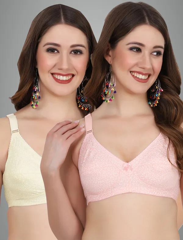 Peach_And_Skin_Alishabramino_Minimizer_Non_Padded_Bra_For_Women_Pack_Of_2