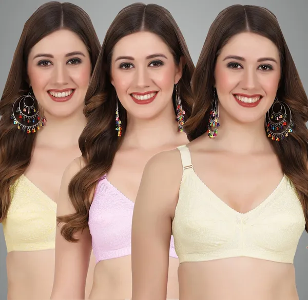 Lemon,_Pink_And_Skin_Alisha_M_Shape_Minimizer_Non_Padded_Bra_For_Women_Pack_Of_3