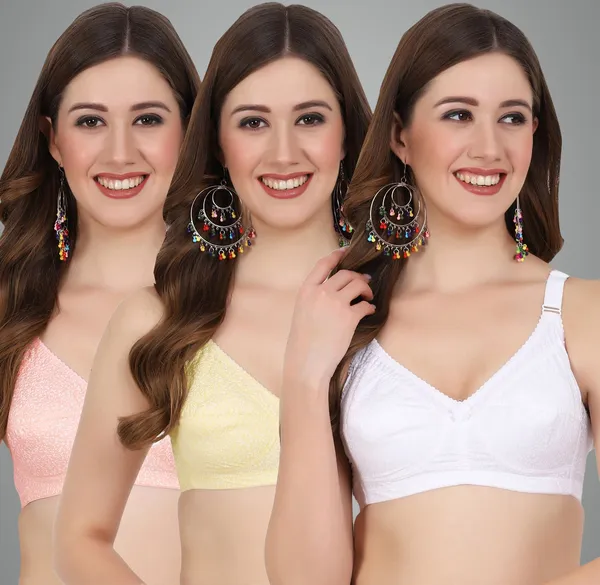 Orange,_Skin_And_White_Alisha_M_Shape_Minimizer_Non_Padded_Bra_For_Women_Pack_Of_3