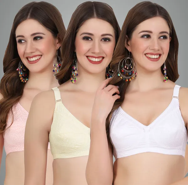Peach,_Skin_And_White_Alisha_M_Shape_Minimizer_Non_Padded_Bra_For_Women_Pack_Of_3