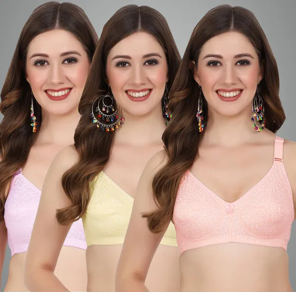 Pink,_Lemon_And_Orange_Alisha_M_Shape_Minimizer_Non_Padded_Bra_For_Women_Pack_Of_3