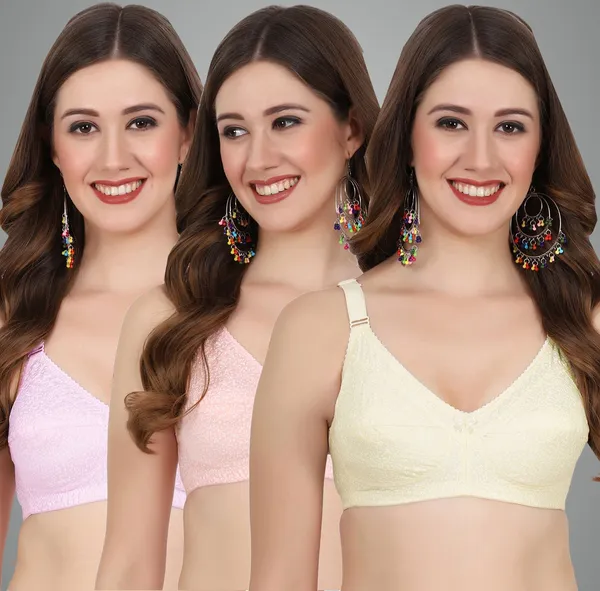 Pink,_Peach_And_Skin_Alisha_M_Shape_Minimizer_Non_Padded_Bra_For_Women_Pack_Of_3