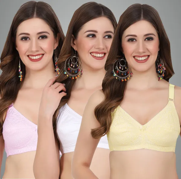 Pink,_White_And_Lemon_Alisha_M_Shape_Minimizer_Non_Padded_Bra_For_Women_Pack_Of_3