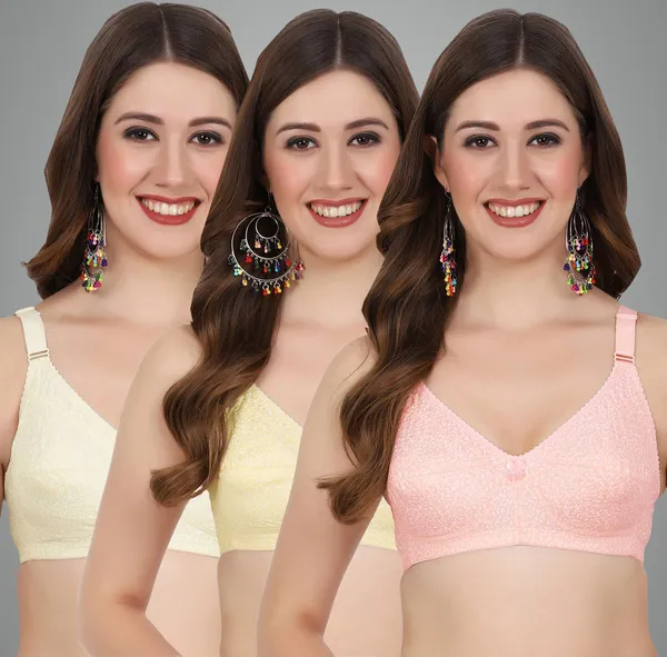 Skin,_Lemon_And_Orange_Alisha_M_Shape_Minimizer_Non_Padded_Bra_For_Women_Pack_Of_3