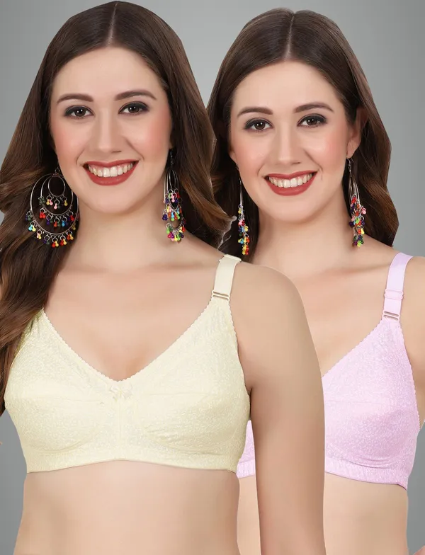 Skin_And_Pink_Alisha_M_Shape_Minimizer_Non_Padded_Bra_For_Women_Pack_Of_2