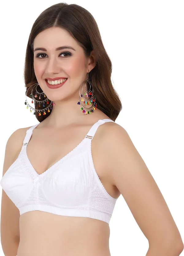 White_Alisha_M_Shape_Minimizer_Non_Padded_Bra_For_Women