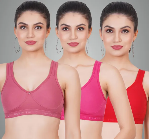 Onion,_Magenta_And_Red_Amaze_Sports_Non_Padded_Bra_For_Women_Pack_Of_3