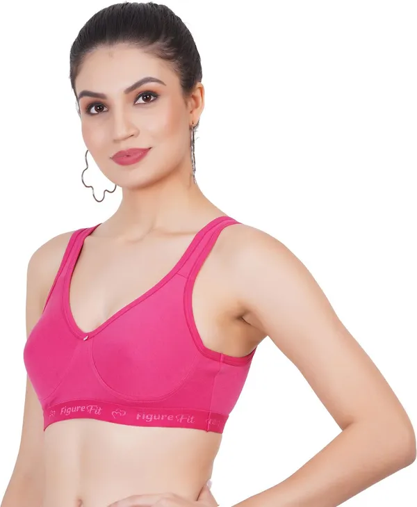 Magenta_Amaze_Sports_Non_Padded_Bra_For_Women