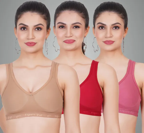 Skin,_Maroon_And_Onion_Amaze_Sports_Non_Padded_Bra_For_Women_Pack_Of_3