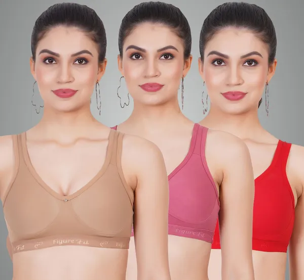 Skin,_Onion_And_Red_Amaze_Sports_Non_Padded_Bra_For_Women_Pack_Of_3