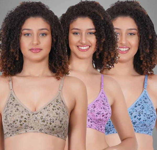 Brown,_Purple_And_Blue_Anyamould_Everyday_Non_Padded_Bra_For_Women_Pack_Of_3