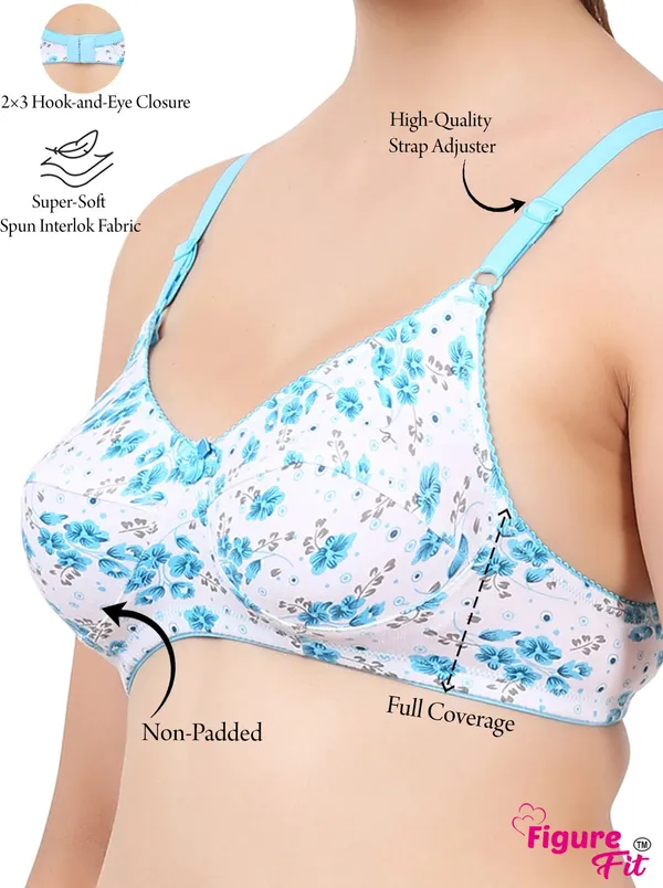 Blue,_Mauve_And_Pink_Camila_Everyday_Non_Padded_Bra_For_Women_Pack_Of_3