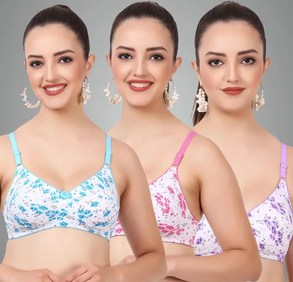 Blue,_Pink_And_Mauve_Camila_Everyday_Non_Padded_Bra_For_Women_Pack_Of_3