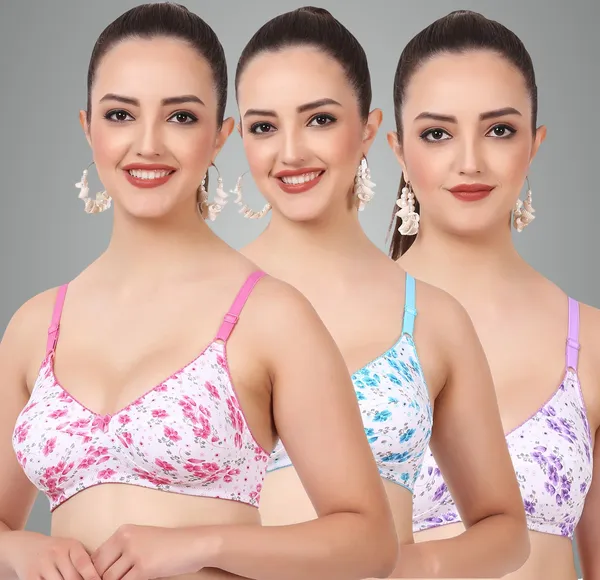 Pink,_Blue_And_Mauve_Camila_Everyday_Non_Padded_Bra_For_Women_Pack_Of_3