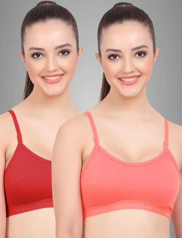 Carrot_And_Maroon_Cherrysportsmino_Sports_Non_Padded_Bra_For_Women_Pack_Of_2