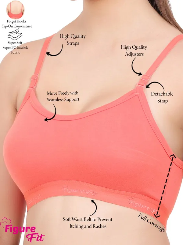 Maroon_And_Carrot_Sports_Non_Padded_Bra_For_Women_Pack_Of_2