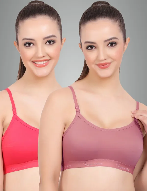 Onion_And_Magenta_Cherrysportsmino_Sports_Non_Padded_Bra_For_Women_Pack_Of_2