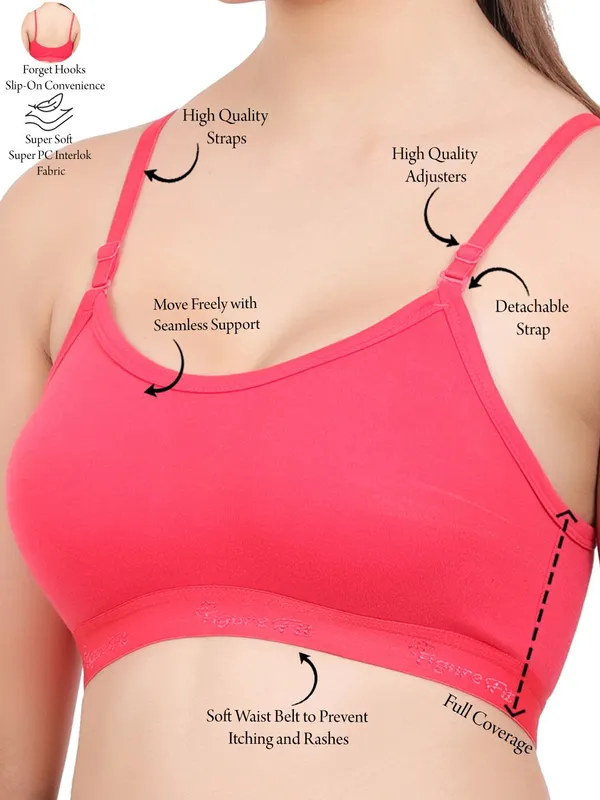 Magenta_And_Wine_Sports_Non_Padded_Bra_For_Women_Pack_Of_2