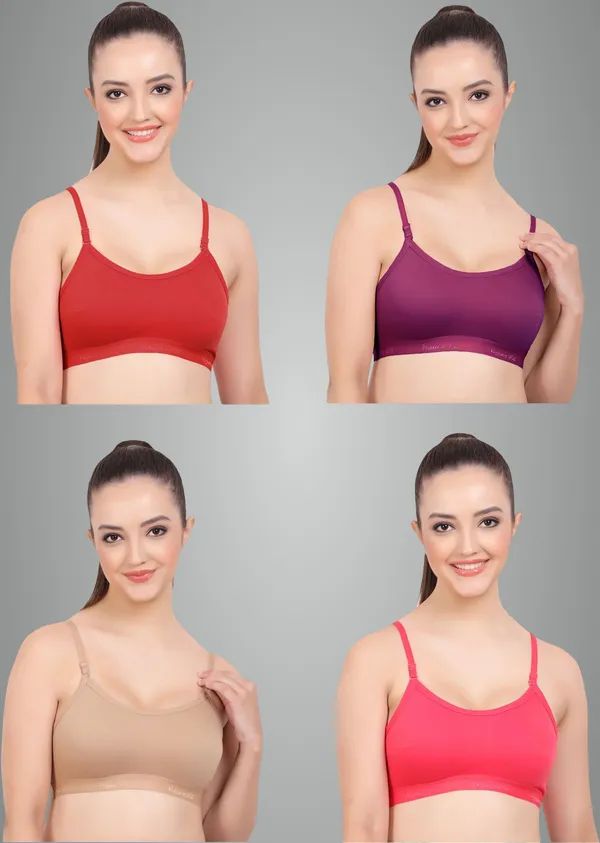 Maroon,_Wine,_Magenta_And_Skin_Cherry_Sports_Non_Padded_Bra_For_Women_Pack_Of_4