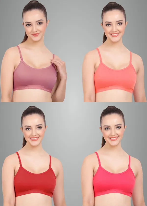 Onion,_Carrot,_Maroon_And_Magenta_Cherry_Sports_Non_Padded_Bra_For_Women_Pack_Of_4