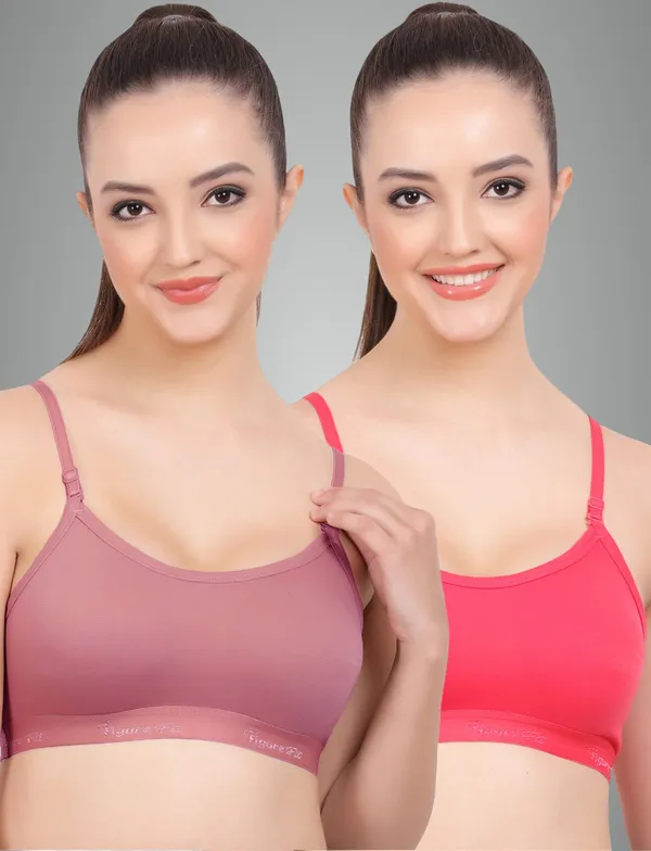 Onion_And_Magenta_Cherry_Sports_Non_Padded_Bra_For_Women_Pack_Of_2