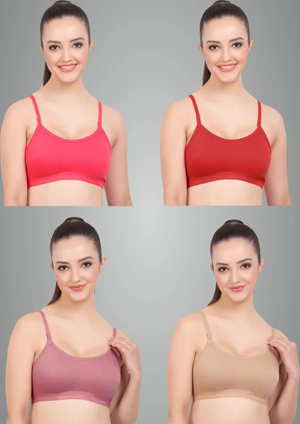 Magenta,_Maroon,_Onion_And_Skin_Cherry_Sports_Non_Padded_Bra_For_Women_Pack_Of_4