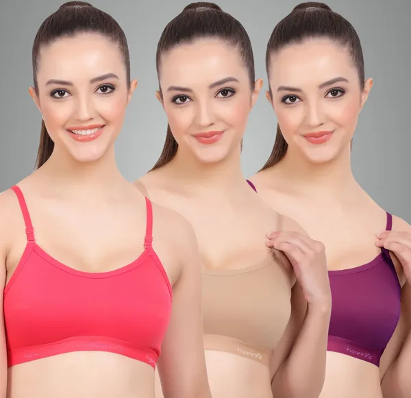 Magenta,_Skin_And_Wine_Cherry_Sports_Non_Padded_Bra_For_Women_Pack_Of_3