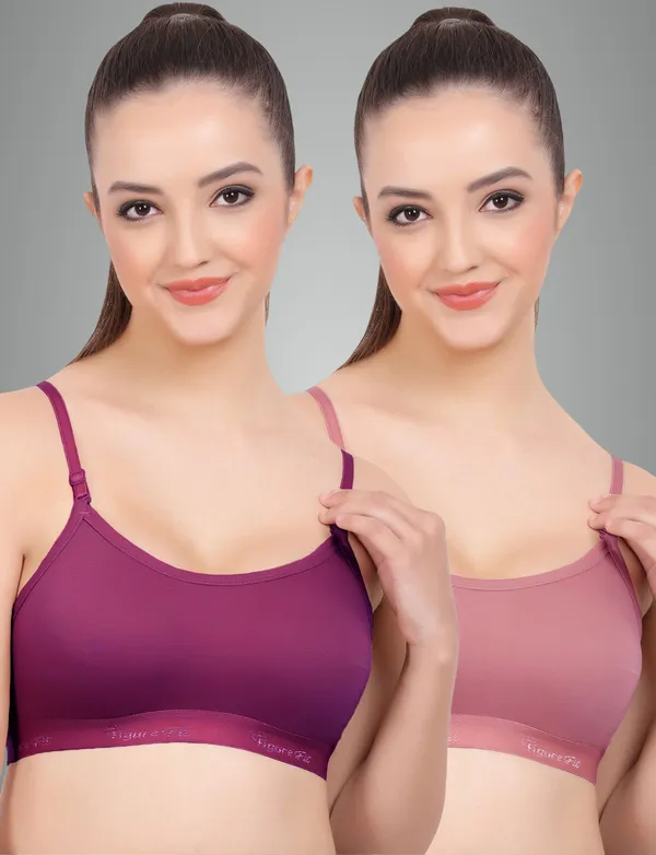 Wine_And_Onion_Cherry_Sports_Non_Padded_Bra_For_Women_Pack_Of_2