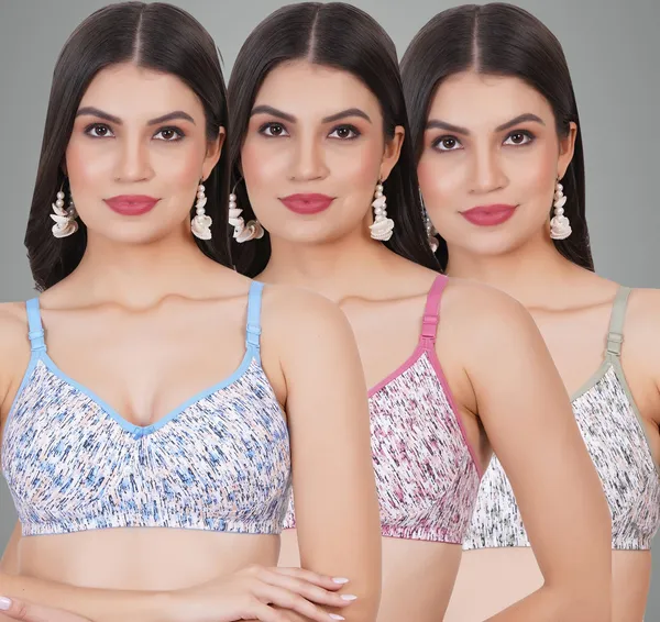 Blue,_Onion_And_Pista_Exotic_Tshirt_Non_Padded_Bra_For_Women_Pack_Of_3