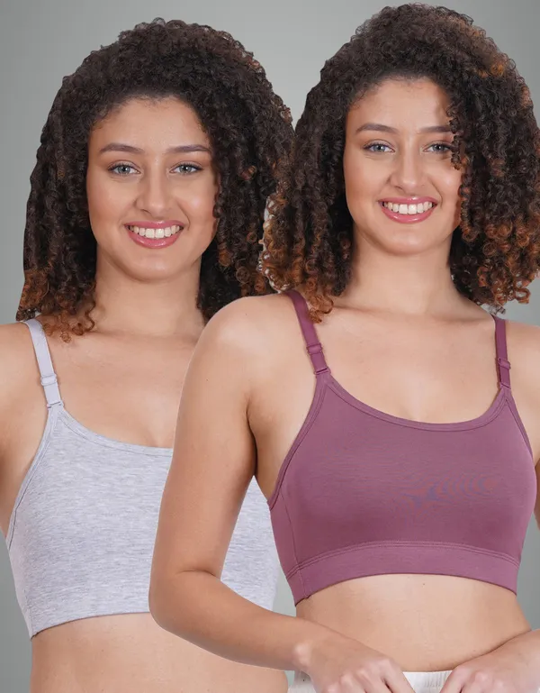Grape_And_Grey_Sportsmino_Sports_Non_Padded_Bra_For_Women_Pack_Of_2