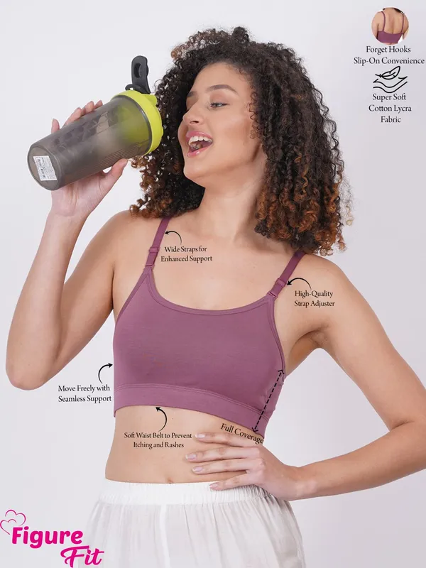 Grape_And_White_Sportsmino_Sports_Non_Padded_Bra_For_Women_Pack_Of_2