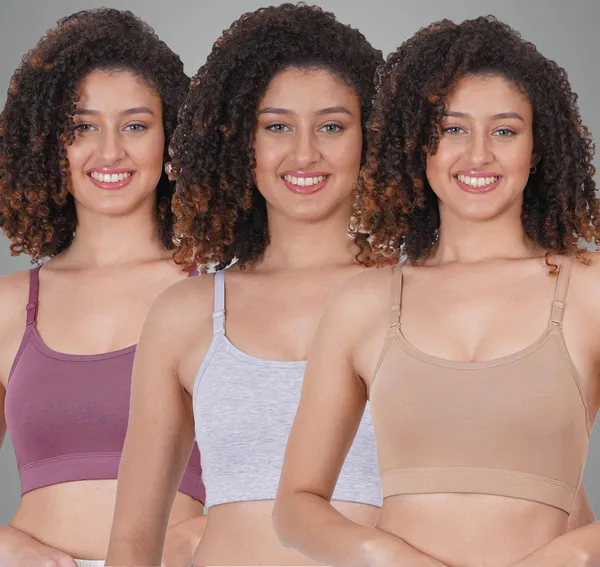 Grape,_Grey_And_Neude_Sports_Non_Padded_Bra_For_Women_Pack_Of_3