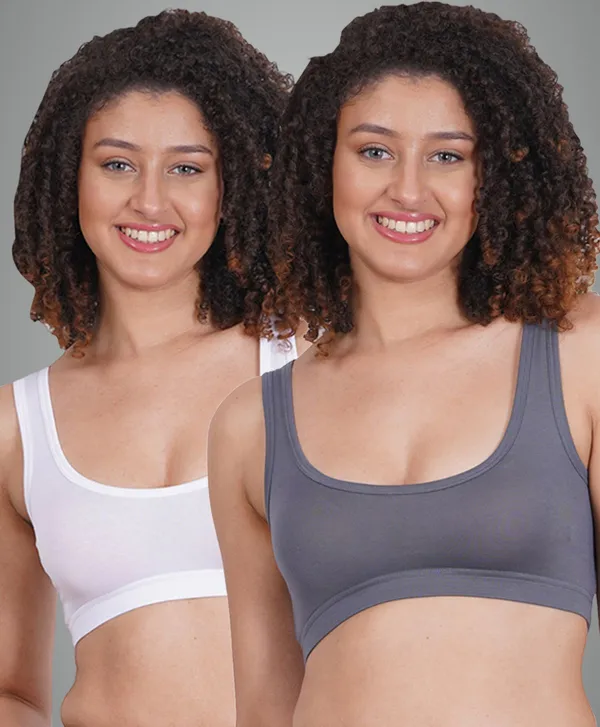 Ash_And_White_Sportsmino_Sports_Non_Padded_Bra_For_Women_Pack_Of_2