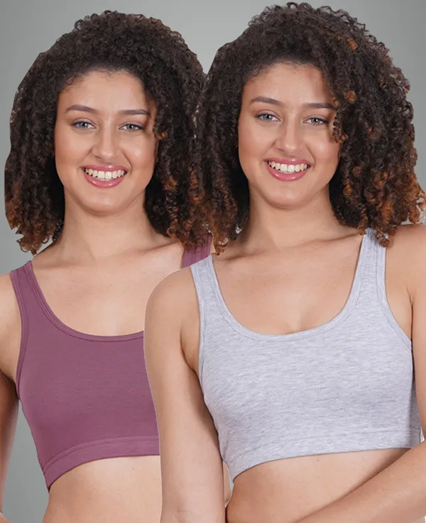 Grey_And_Grape_Sportsmino_Sports_Non_Padded_Bra_For_Women_Pack_Of_2