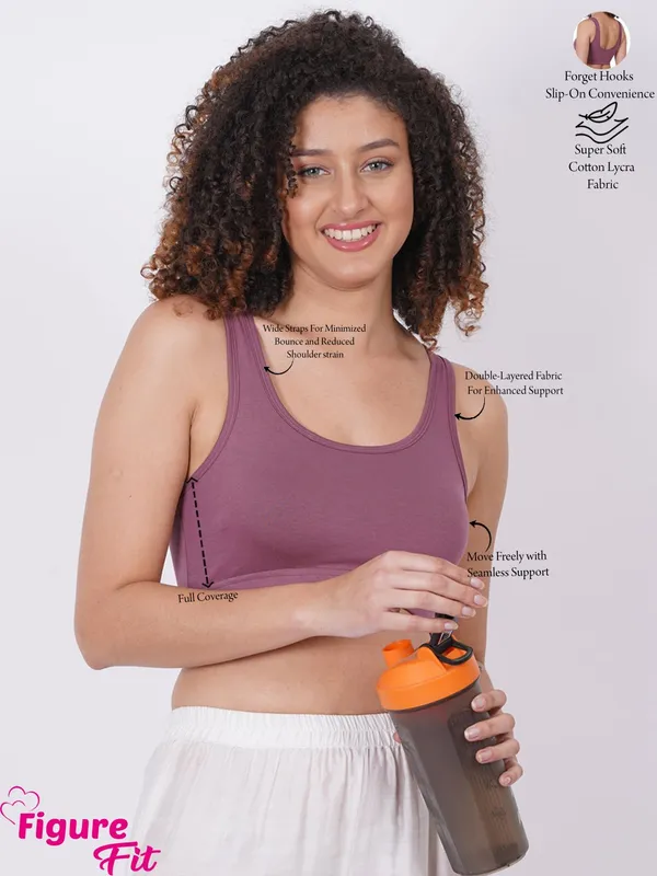 Grape_And_White_Sportsmino_Sports_Non_Padded_Bra_For_Women_Pack_Of_2