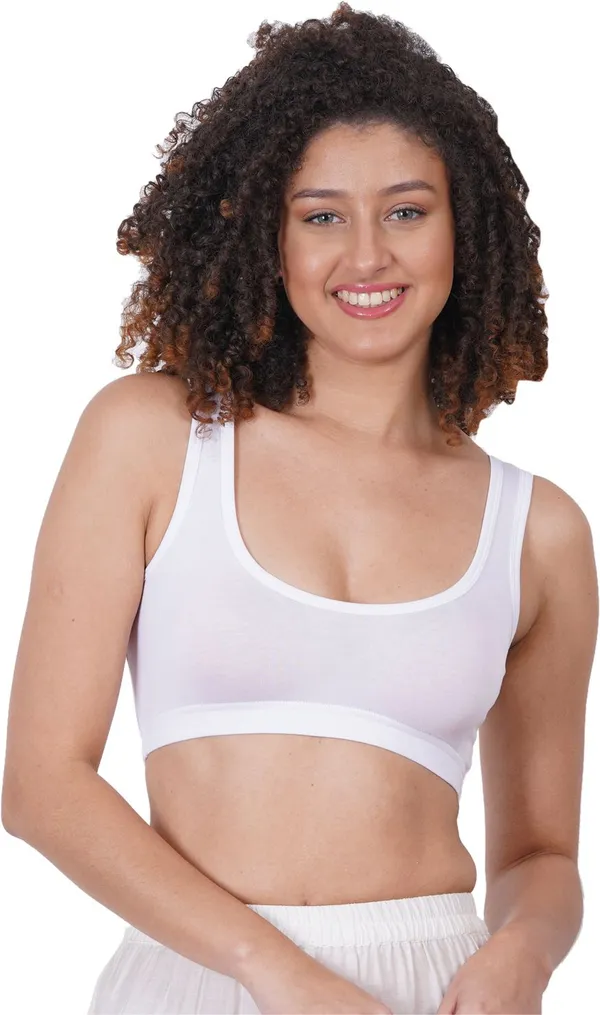 White_And_Ash_Sportsmino_Sports_Non_Padded_Bra_For_Women_Pack_Of_2