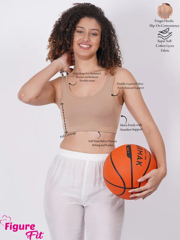 White_And_Neude_Sportsmino_Sports_Non_Padded_Bra_For_Women_Pack_Of_2