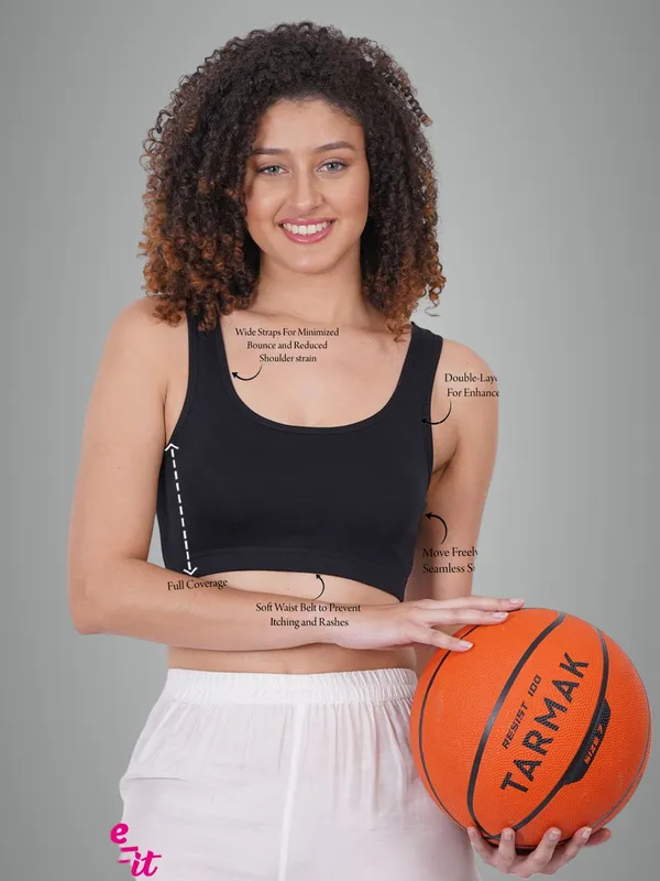 Black_Sports_Non_Padded_Bra_For_Women