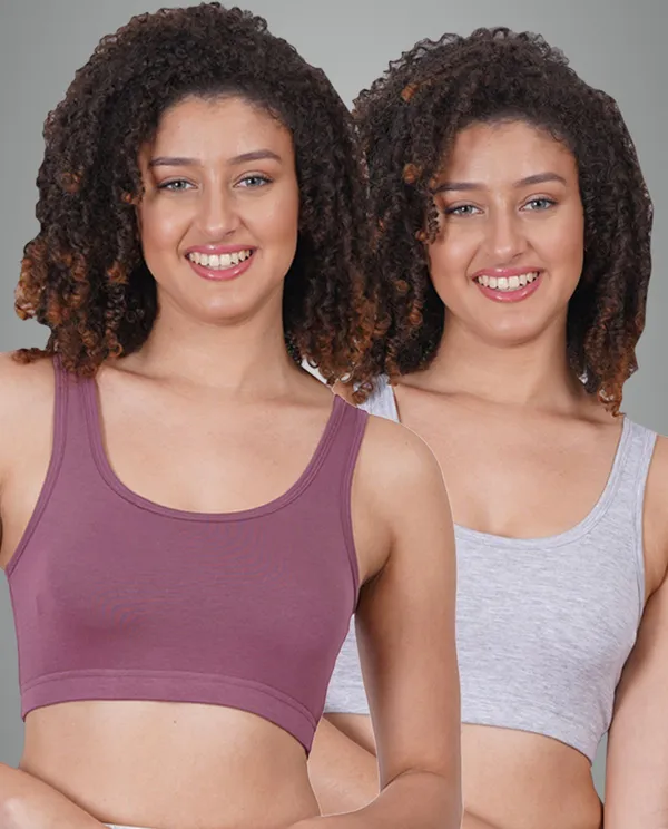 Grape_And_Grey_Sports_Non_Padded_Bra_For_Women_Pack_Of_2