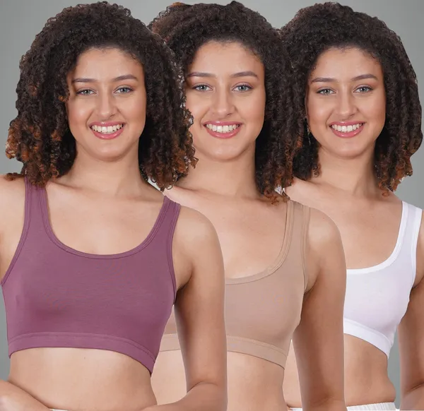 Grape,_Neude_And_White_Sports_Non_Padded_Bra_For_Women_Pack_Of_3