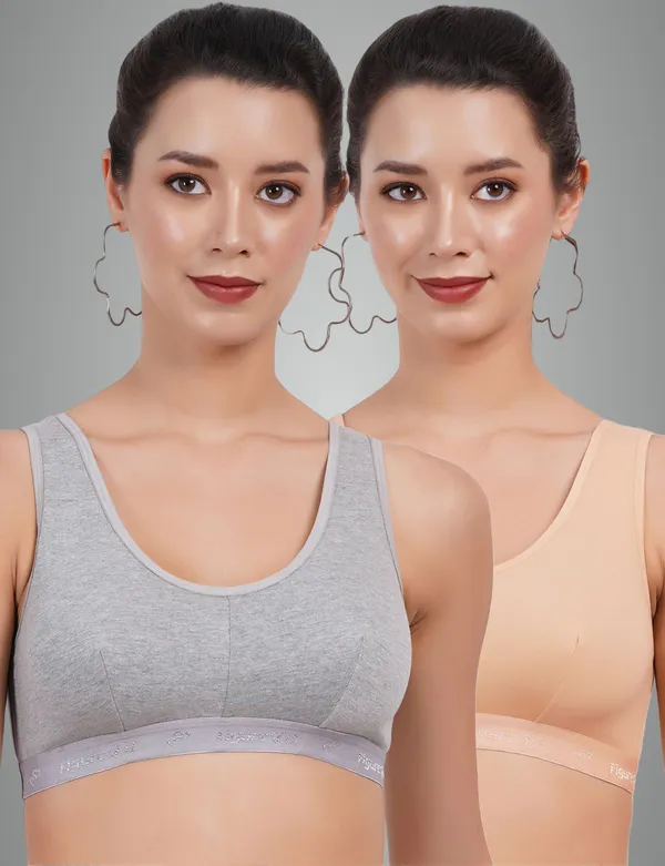 Grey_And_Peach_Sportsmino_Everyday_Non_Padded_Bra_For_Women_Pack_Of_2