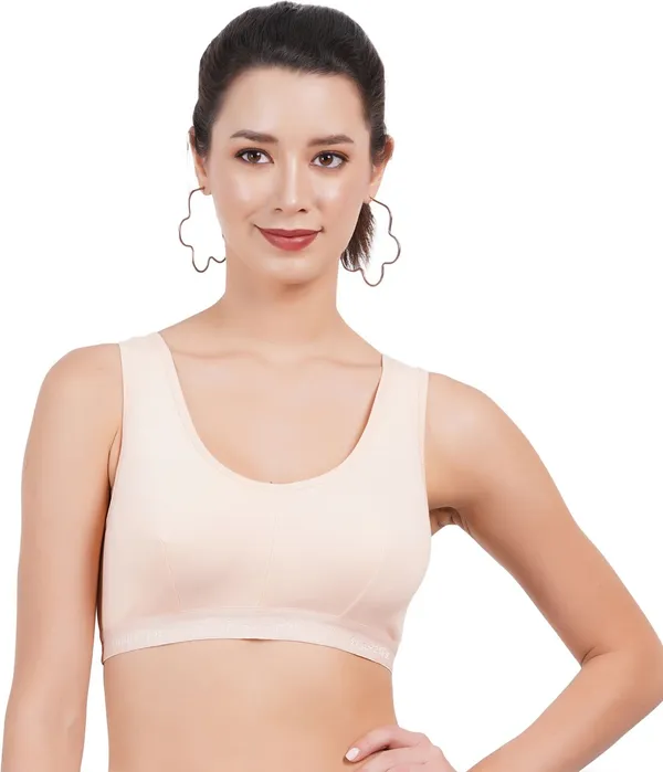 Grey_And_Skin_Sportsmino_Sports_Non_Padded_Bra_For_Women_Pack_Of_2