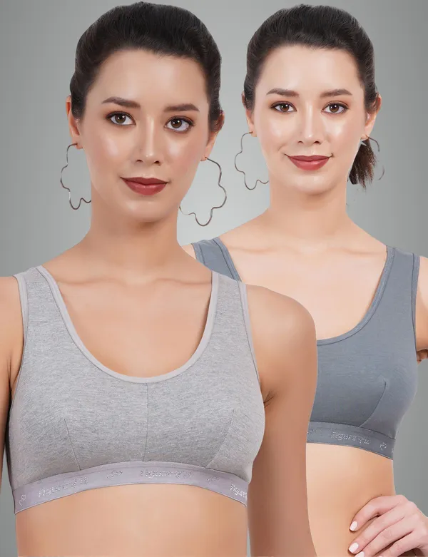 Grey_And_Teal_Blue_Sportsmino_Sports_Non_Padded_Bra_For_Women_Pack_Of_2