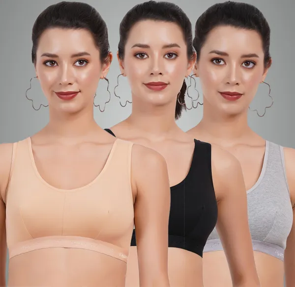Orange_,_Black_And_Grey_Sportsmino_Everyday_Non_Padded_Bra_For_Women_Pack_Of_3