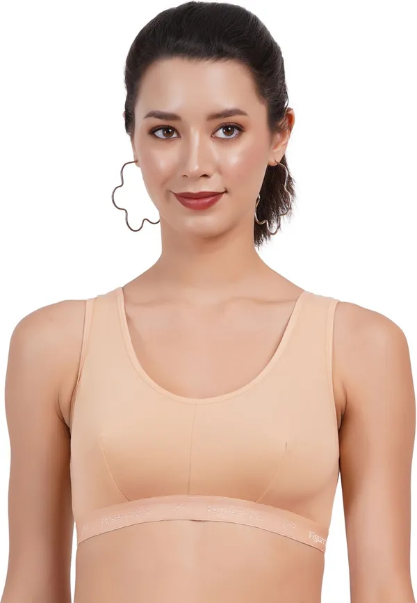 Orange_,_White_And_Black_Sportsmino_Everyday_Non_Padded_Bra_For_Women_Pack_Of_3